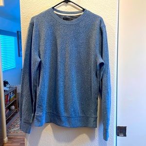 Banana republic black blue gray heather sweater